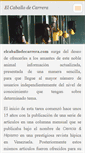 Mobile Screenshot of elcaballodecarrera.com